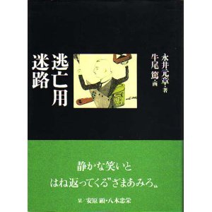 画像: 永井元章（著）,牛尾篤（画）詩画集『逃亡用迷路』（とうぼうようめいろ）