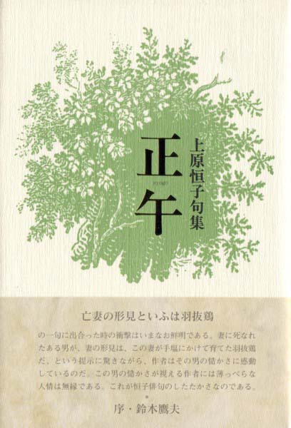 画像1: 上原恒子句集『正午』（しょうご）